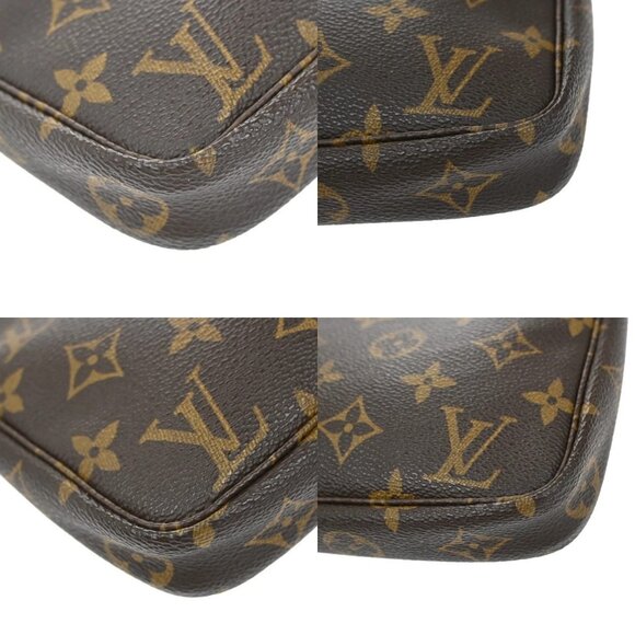 LOUIS VUITTON Pochette Accessoires Hand Bag Monogram Leather BN - Picture 16 of 16